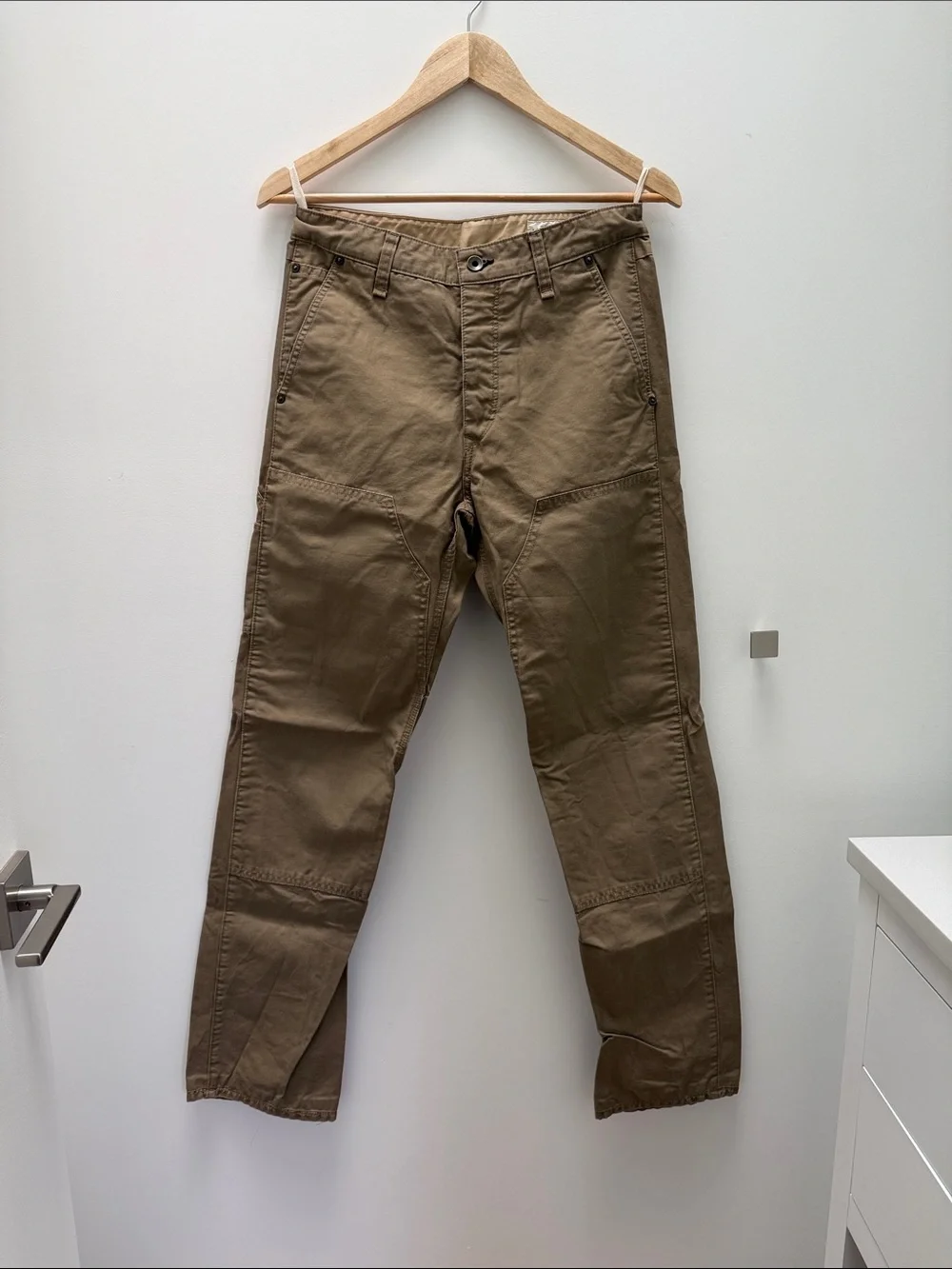 rag & bone “Double Knee Canvas Work Pants”